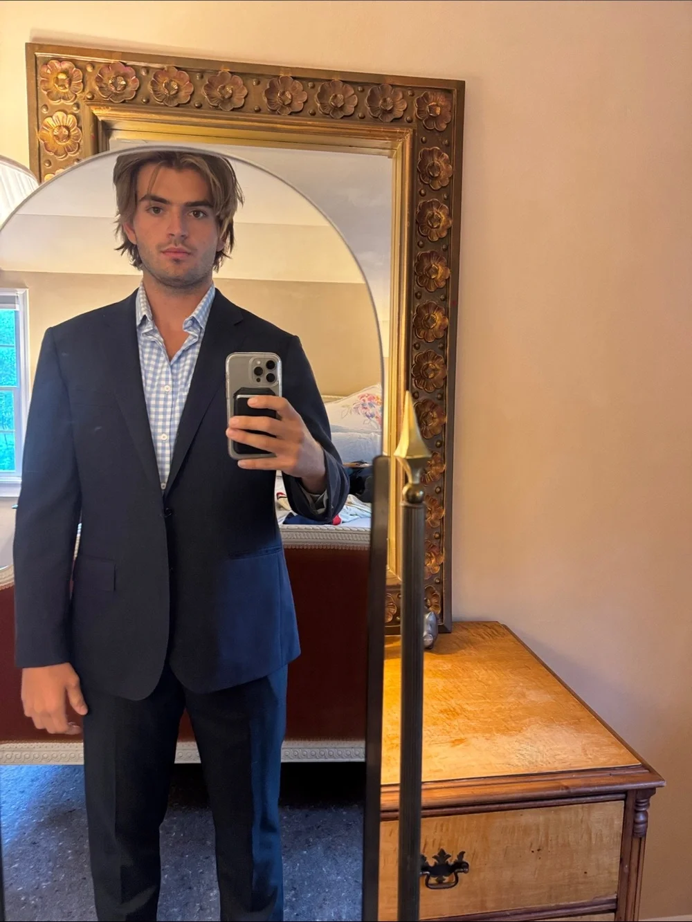 J. Crew Tollegno 1900 Men’s Navy Blue Blazer